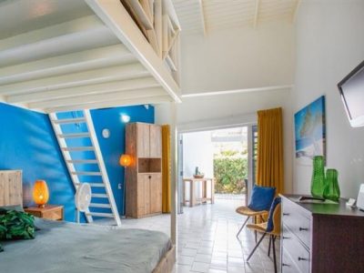 seru coral curacao studio divi divi bed beneden